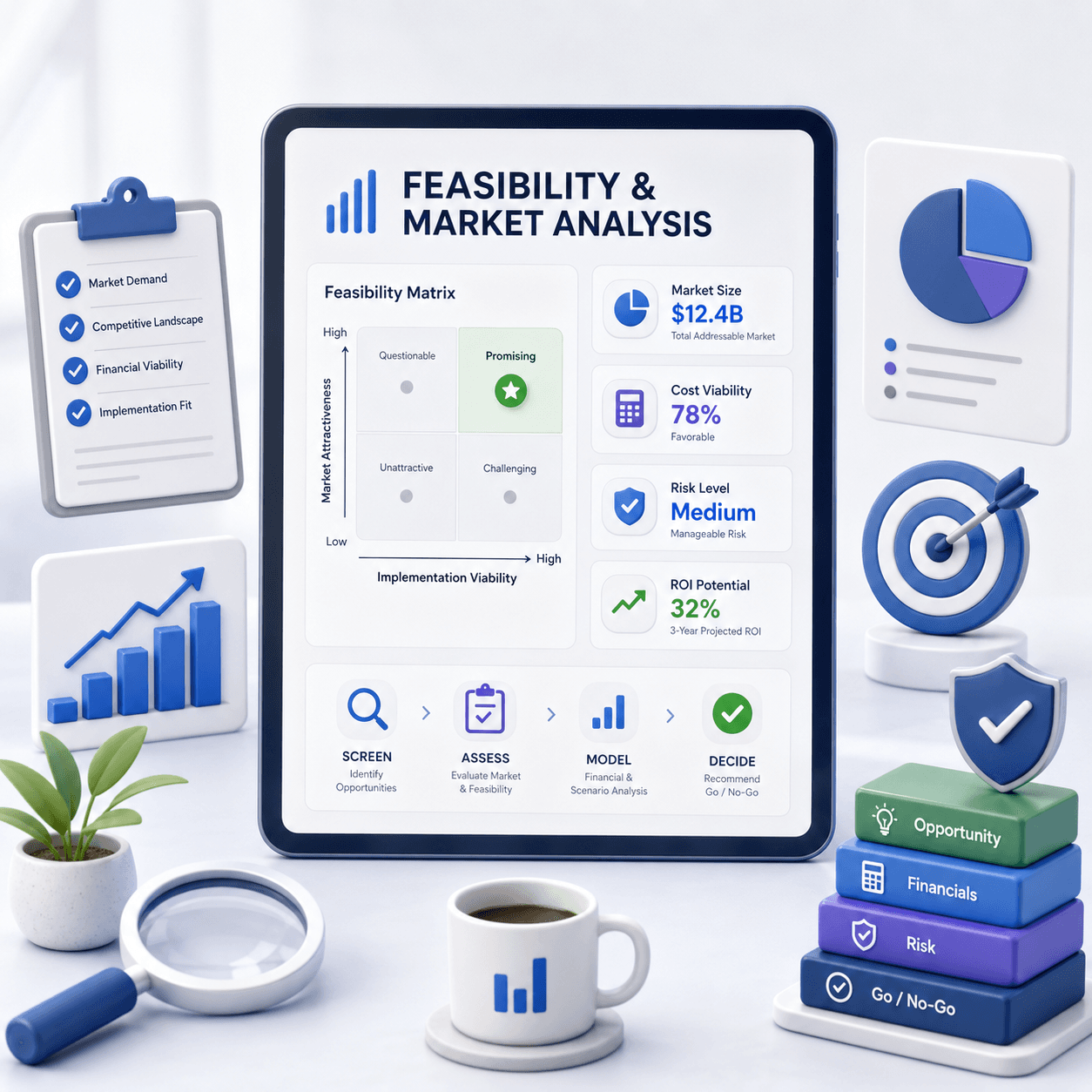 Feasibility, M&A