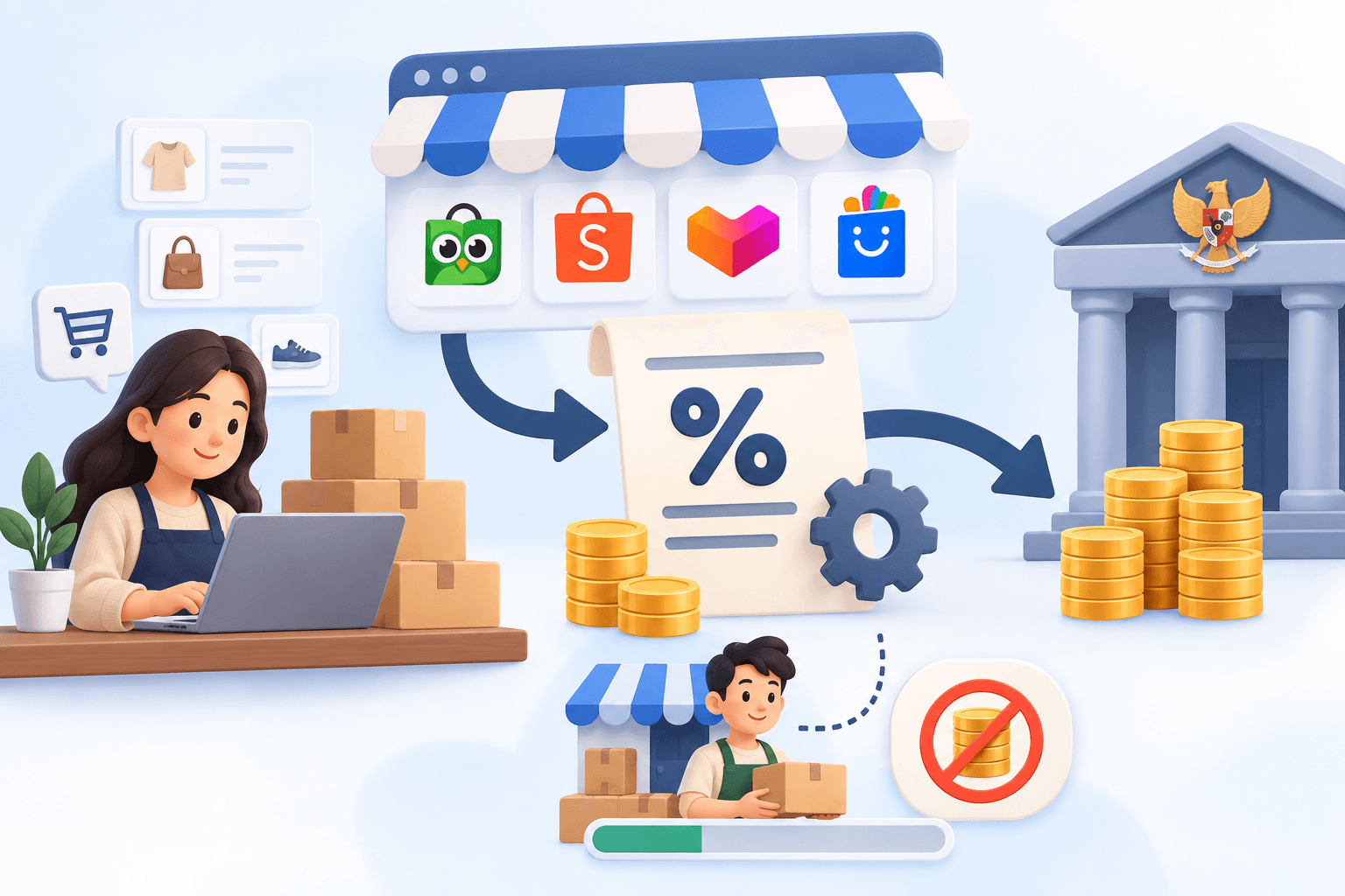 Pajak E-Commerce Resmi Berlaku 1 November 2026: Ini yang Perlu Diketahui Pedagang Online