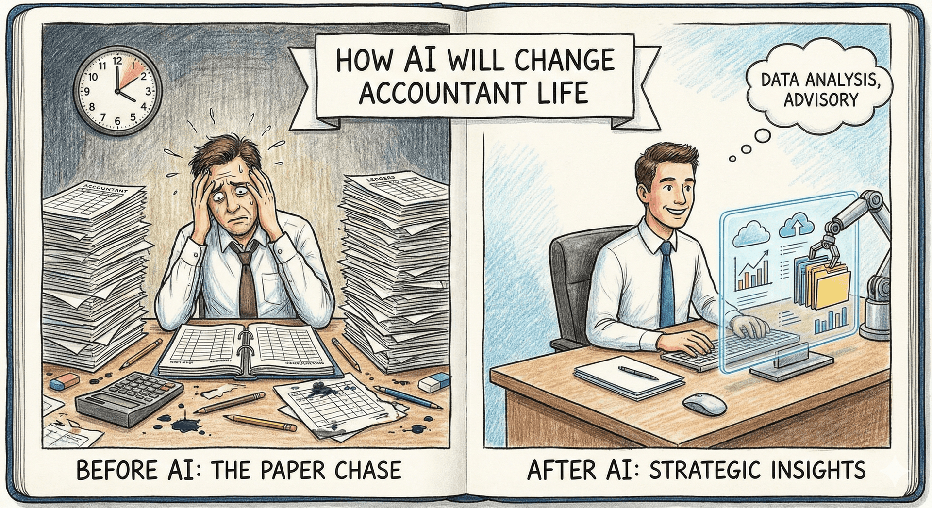 From Number Cruncher to Strategic Advisor: How AI is Revolutionizing the Accountant's Life